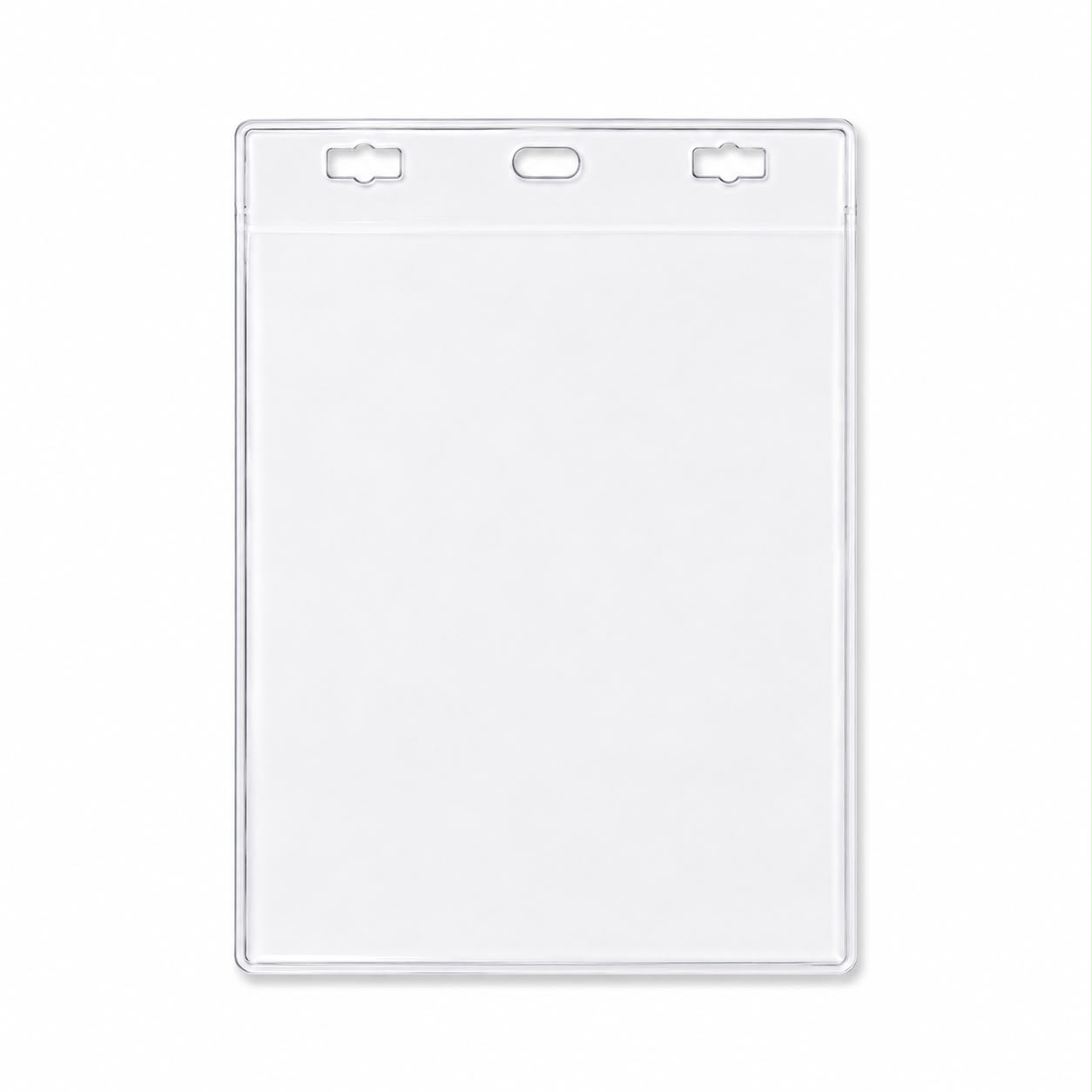 מנשא / מחזיק לתג שם שקוף 14.5X10.5 סמ – תמונה 4