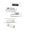 תג שם מתכתי עם אפשרות החלפת שם